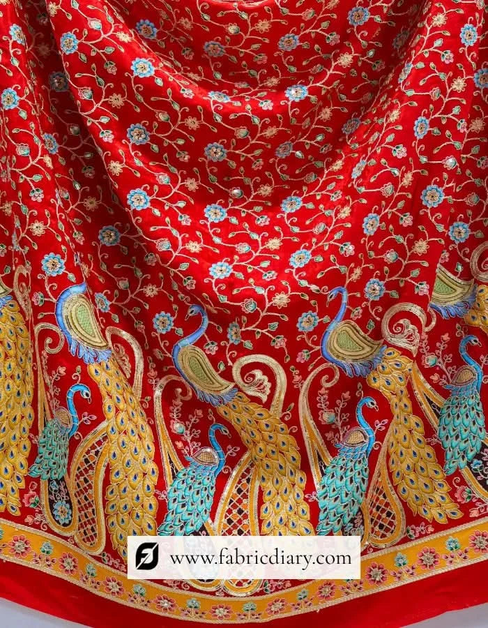  Online fabric embroidery fabric inspired by Gaurav Gupta and Alexander McQueen