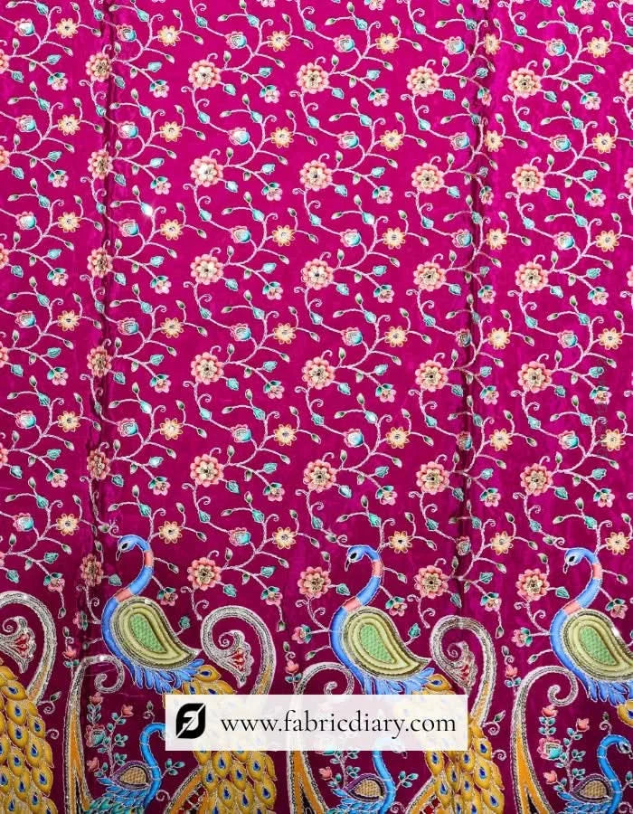 Wholesale embroidery fabric inspired by Sabyasachi Mukherjee and Tom Ford