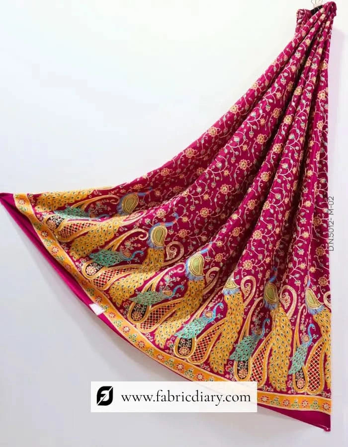 Embroidered fabric embroidery fabric inspired by Anita Dongre and Issey Miyake