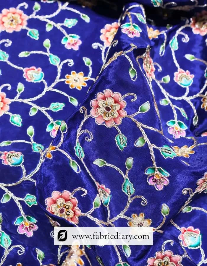  Exporter embroidery fabric inspired by Masaba Gupta and Yves Saint Laurent