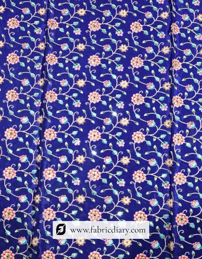  Online fabric embroidery fabric inspired by Ritu Kumar and Issey Miyake