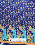 Cream White Position Print Fabric for Japanese Minimal Ethnic Boutiques
