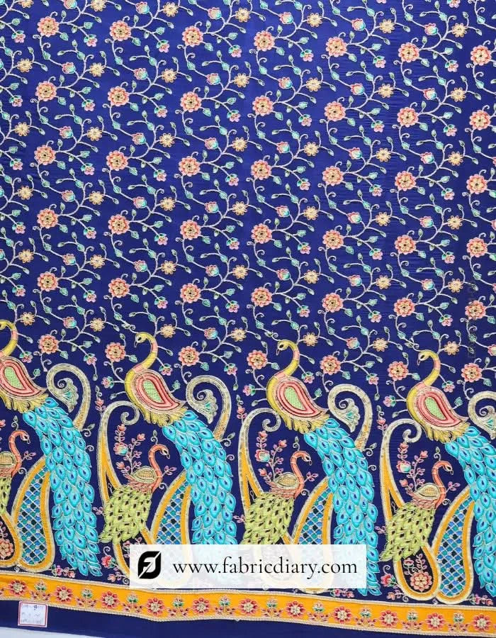 Cream White Position Print Fabric for Japanese Minimal Ethnic Boutiques