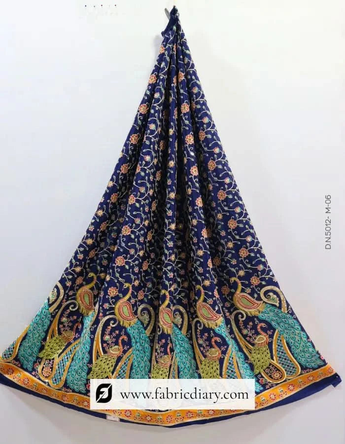  Exporter embroidery fabric inspired by Masaba Gupta and Yves Saint Laurent