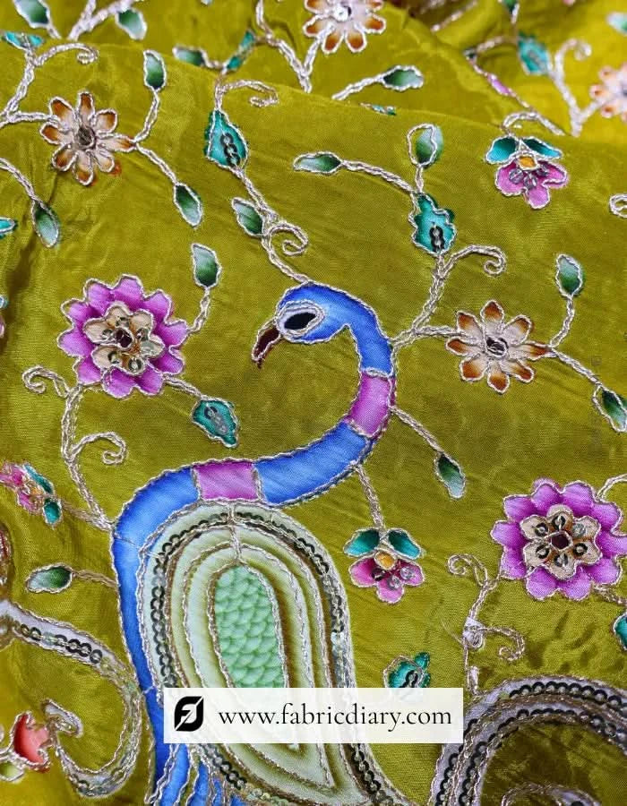  Bulk rate embroidery fabric inspired by Rohit Bal and Tom Ford