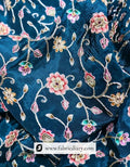  Exporter embroidery fabric inspired by Ritu Kumar and Alexander McQueen