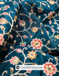 Buy Online Navy Embroidery Fabric – Masaba Gupta x Alexander McQueen look