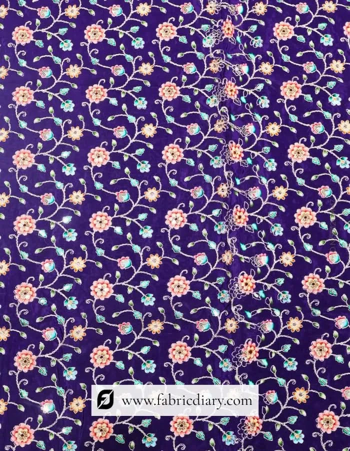 Dark Mehendi Green Fabric – Buy online embroidery fabric inspired by Masaba Gupta and Elie Saab