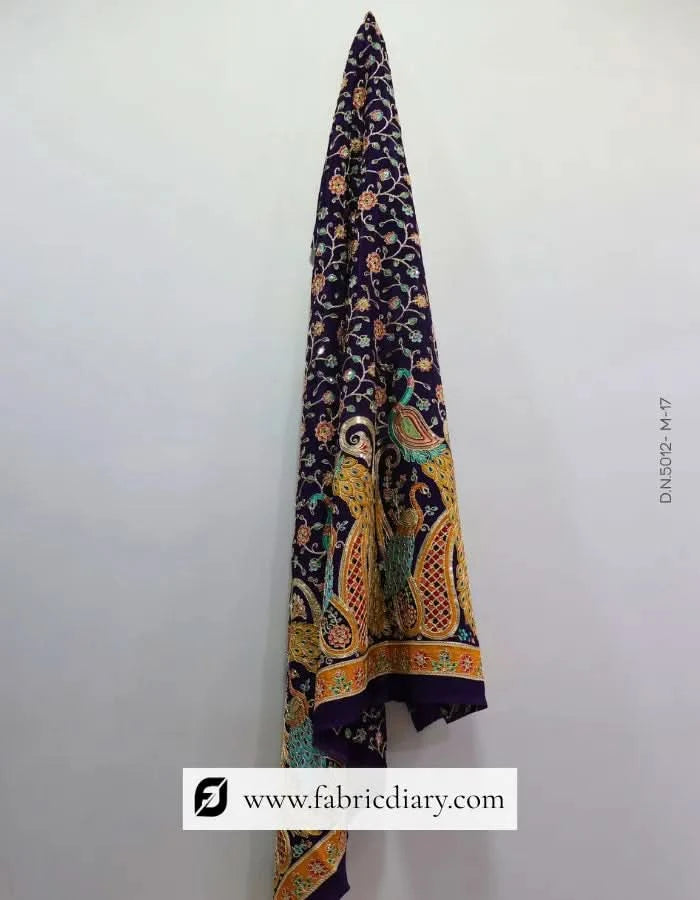 Position Print Embroidered Fabric – Bulk rate for USA labels, like Rahul Mishra and YSL