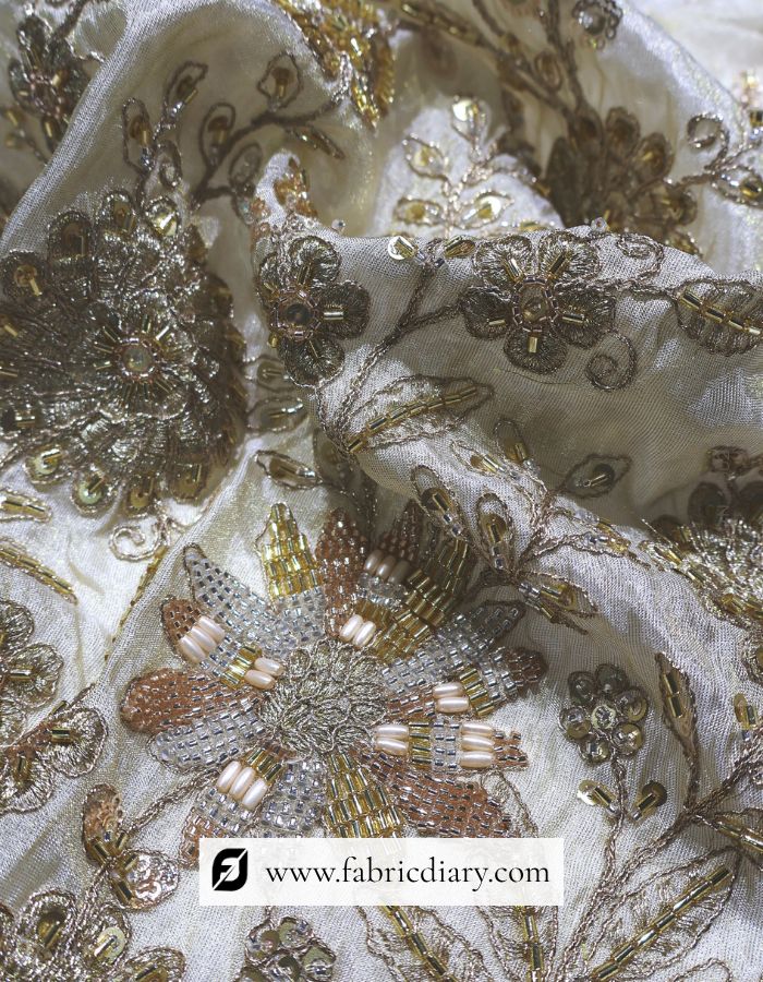 Multicolor lace border for Western party dresses