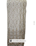 Zari and sequins hem trim fabric for fashion boutiques