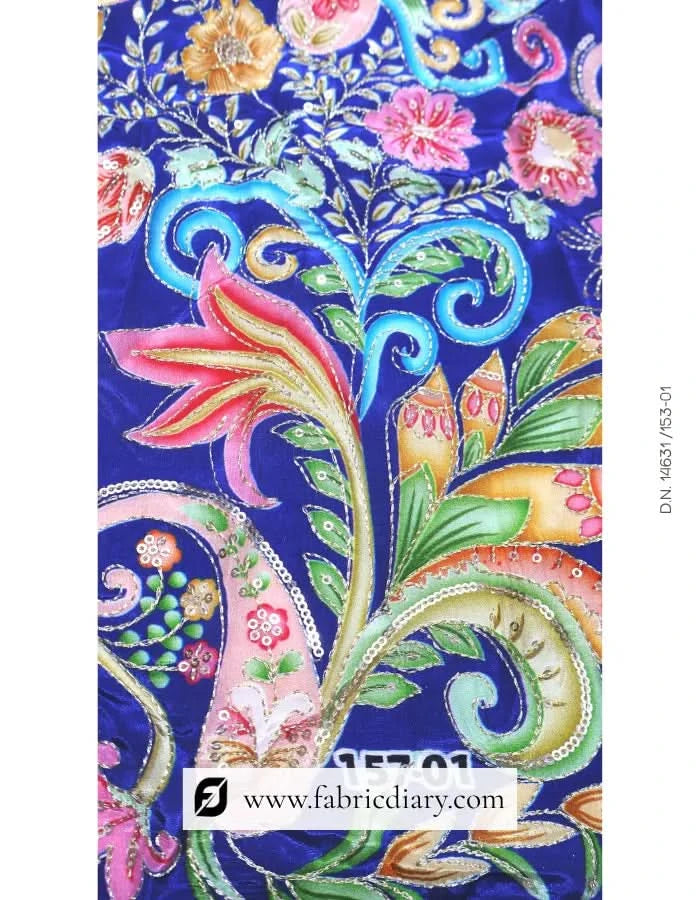 Bulk-ready floral fabric for boutique and fashion designers