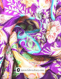 Color-rich floral design on designer-trusted cotton blend