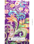 Boutique-quality print panel fabric with artistic finish