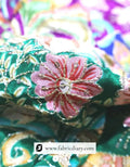 Bulk-ready floral printed fabric with fast shipping label