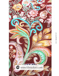 Roll of top-rated position printed fabric styled for eCommerce