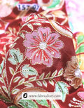 In-demand floral engineered fabric shown in studio setting