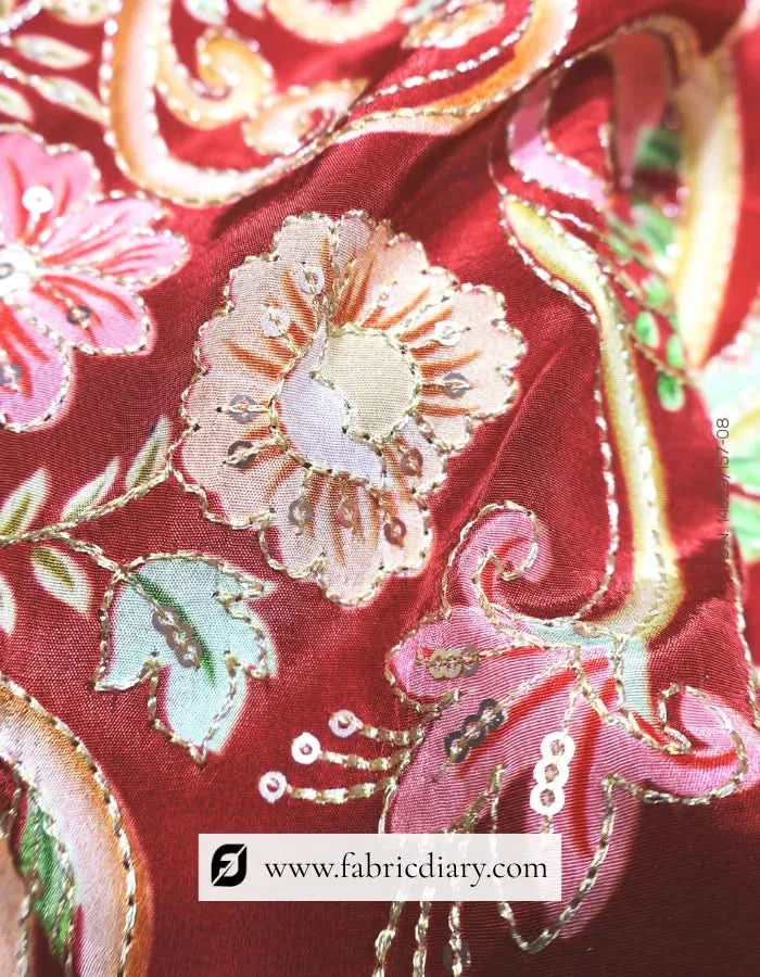 Trending wholesale position print fabric with fresh tones