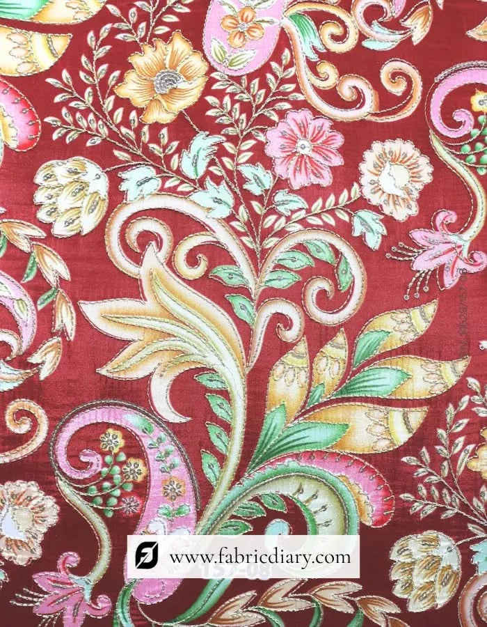 Designer favorite position print fabric with wholesale tag
