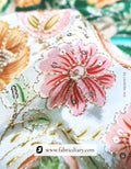 Bestseller floral panel print fabric with hand-feel detail
