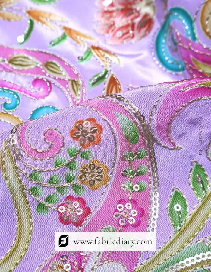 Soft floral position printed fabric for wholesale buyers in Italy
