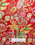 Buy premium deal on printed fabric for wedding garments – Gujarat exporters