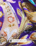Designer linen floral fabric for fancywear – USA online shop