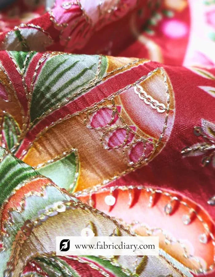Silk floral fabric bulk buy – Australia boutiques