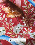 Bridal cotton printed fabric in stock – Haryana designer favourite