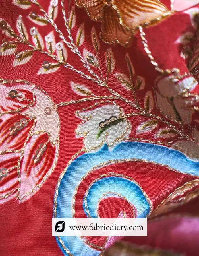 Beautiful embroidery fabric for ladies garments – Sikkim wholesale