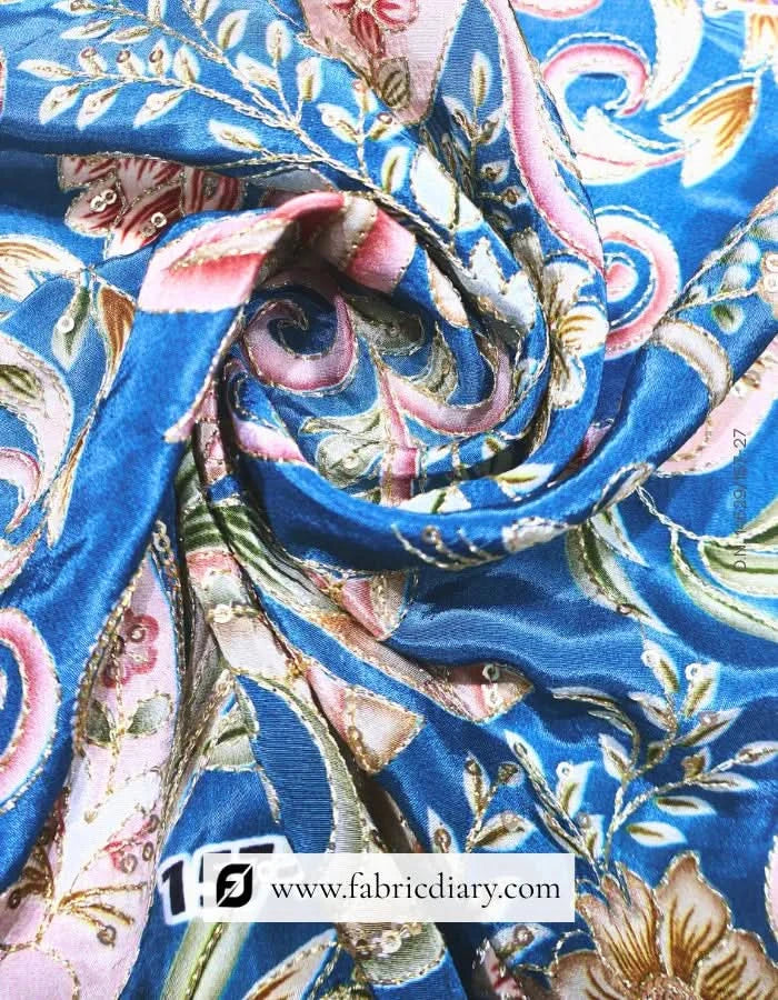 Floral bridal fabric exporter – USA boutiques prefer