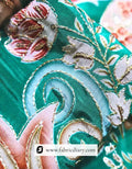 Cotton and silk position printed fabric – US bridal garment exporters