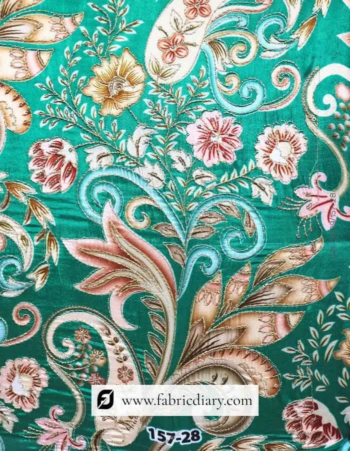 Embroidered luxury fabric for women's wear – Bihar designer supplier