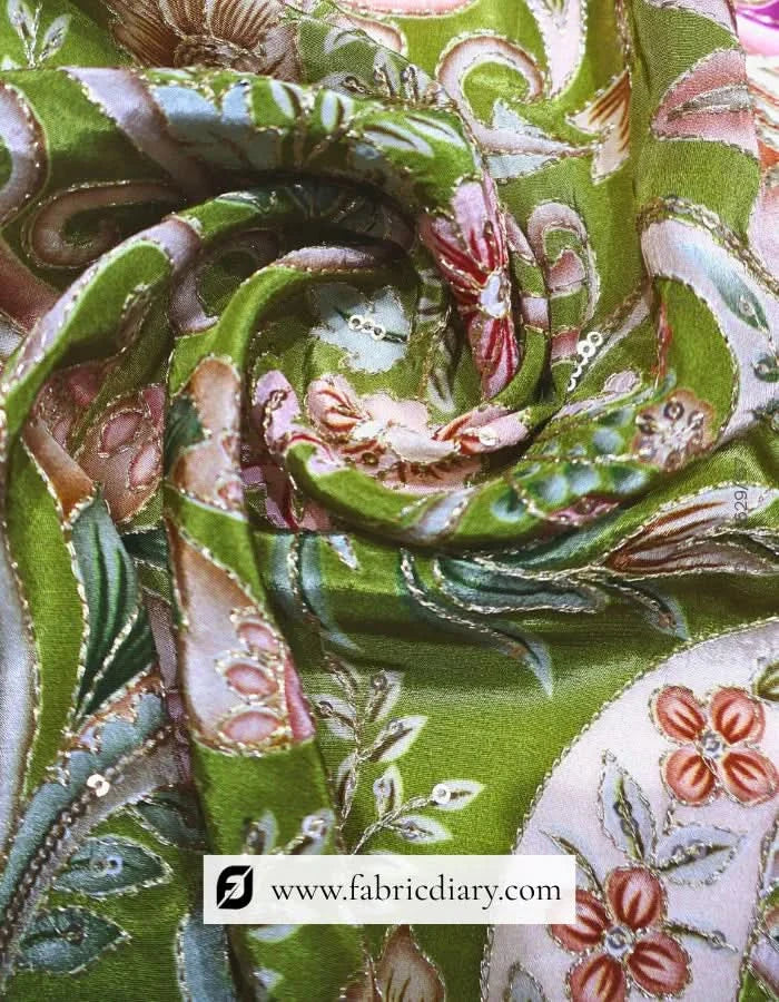 Bridal position printed fabric exporter – Punjab wedding garment supplier