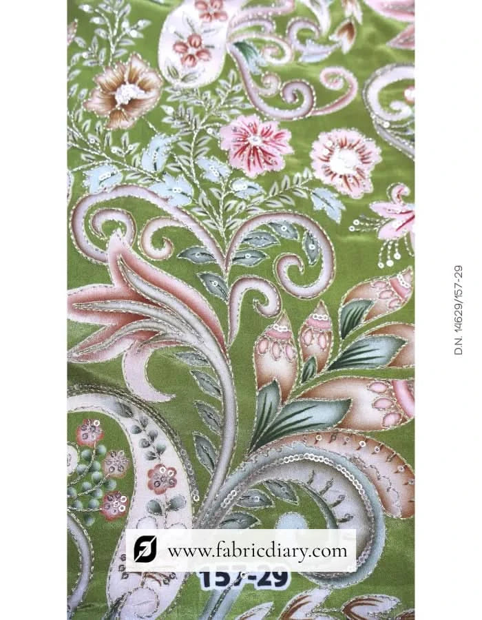 Embroidered silk bridal fabric – Bangladesh fashion exporters