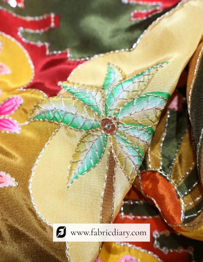 Olive Export quality fabric, Panel printed fabric & Embroidery fabric online