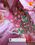 Brown Luxury ethnic fabric, Panel printed fabric & Plain and printed fabric