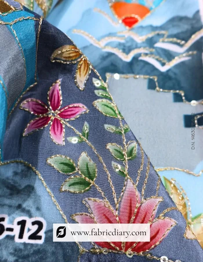 Light Online fabric, Haute couture embroidery textile & Printed fabric for dresses