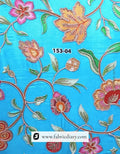 Gujarat-inspired position printed floral fabric