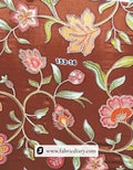  Dress stitched with Madhya Pradesh blue floral fabric