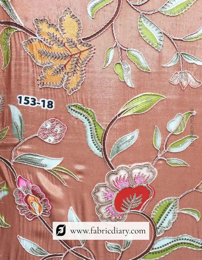  Red floral fabric styled into traditional kurta