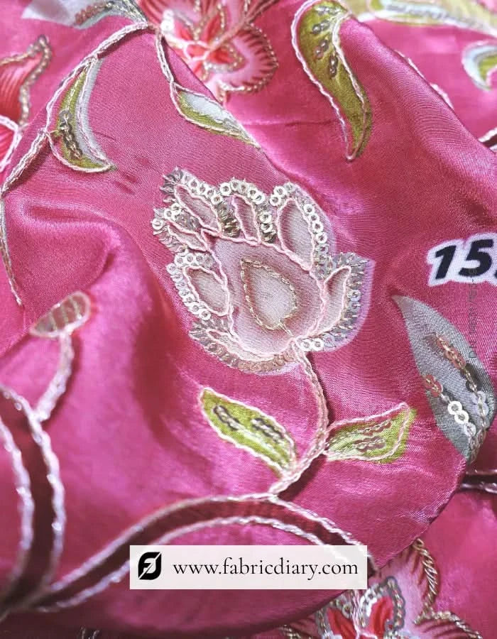  Rajasthani inspired garment made from black floral fabric