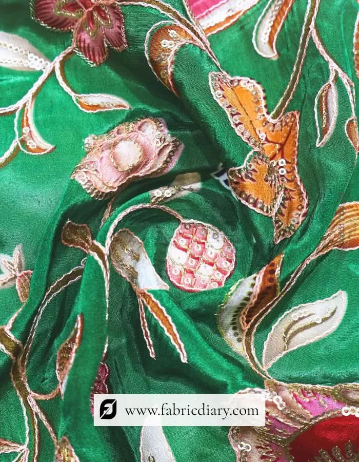  Bengal traditional saree using brown floral print
