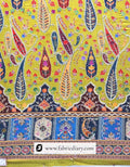 Position print embroidery fabric inspired by Gaurav Gupta and Christian Dior