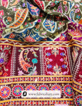 Position print embroidery fabric inspired by Gaurav Gupta and Tom Ford
