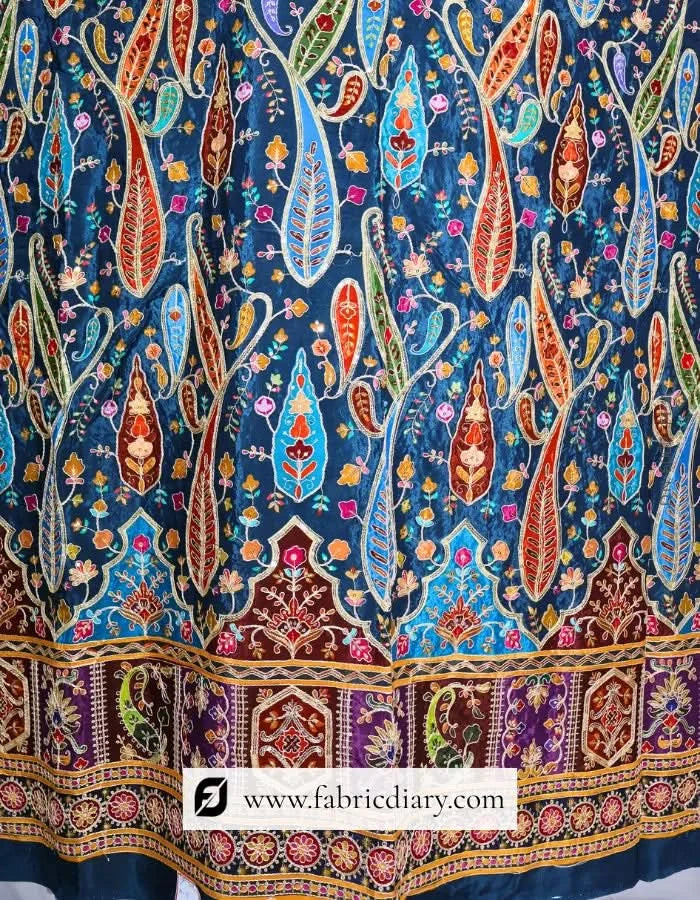 Bulk rate embroidery fabric inspired by Falguni Shane Peacock and Michael Kors