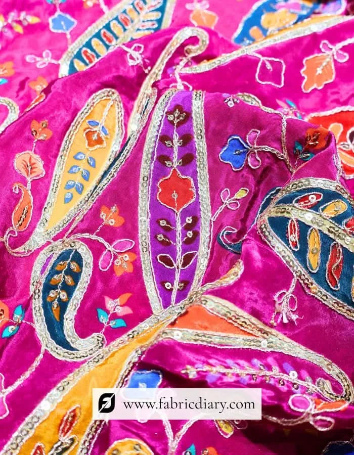 Bulk rate embroidery fabric inspired by Rohit Bal and Michael Kors