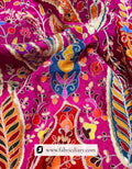  Position print embroidery fabric inspired by Ritu Kumar and Tom Ford