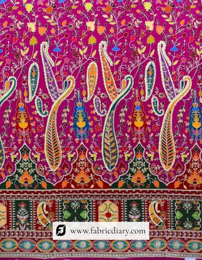  Buy online embroidery fabric inspired by Manish Malhotra and Michael Kors