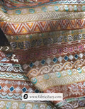 Olive Green Dola Silk Jacquard Fabric for Blazers – Available in Ludhiana